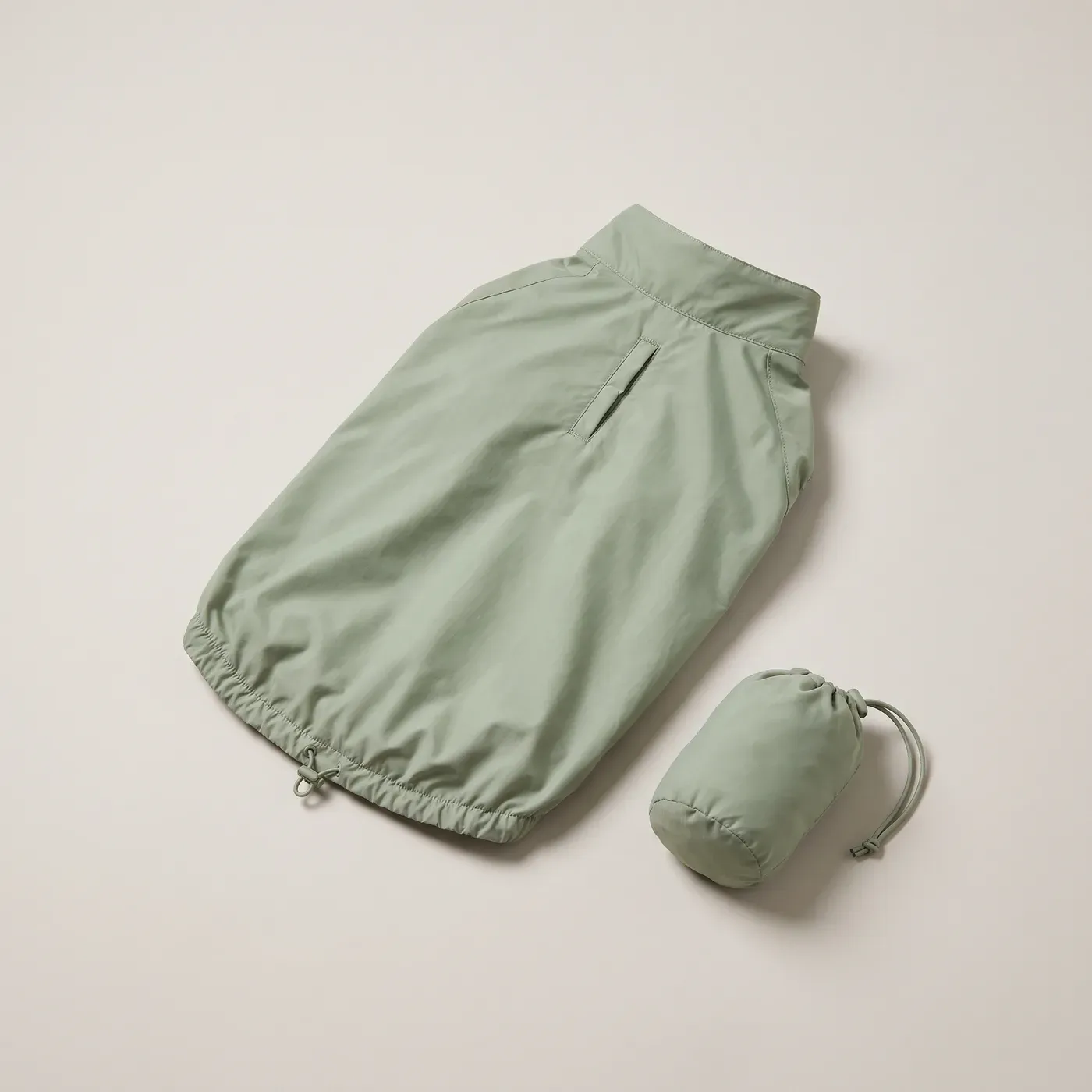 The Drizzle Jacket in Sage 