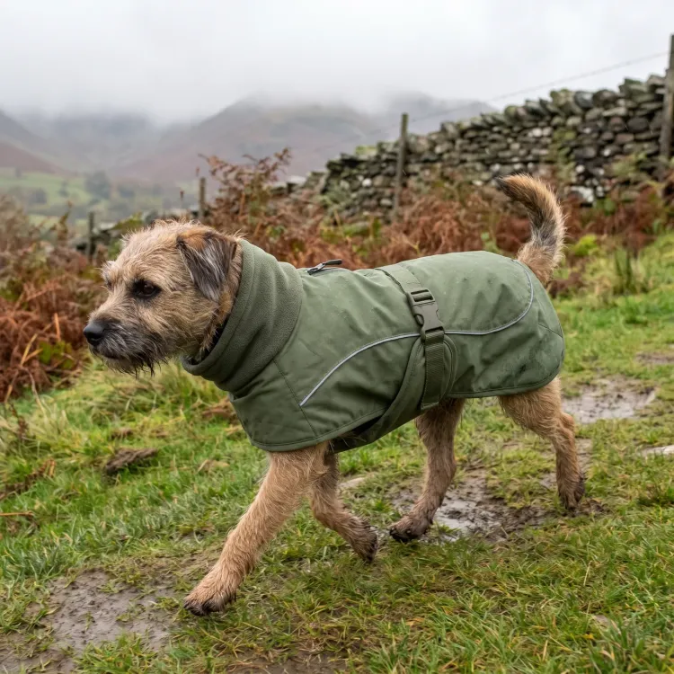 The Fell Coat worn outdoors