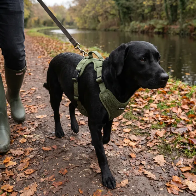 The Ridge Harness worn outdoors
