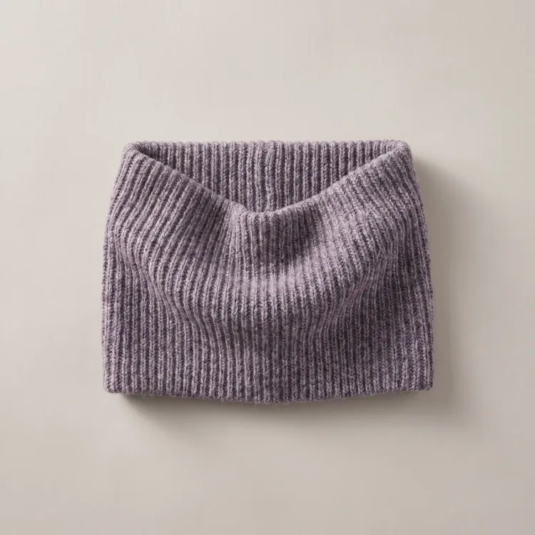 The Knitted Snood in Heather