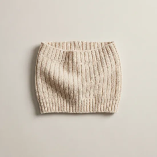 The Knitted Snood in Oatmeal 