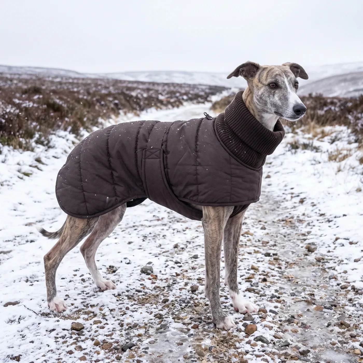 The Tarn Parka worn outdoors